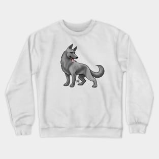 Dog - German Shepherd - Black Crewneck Sweatshirt